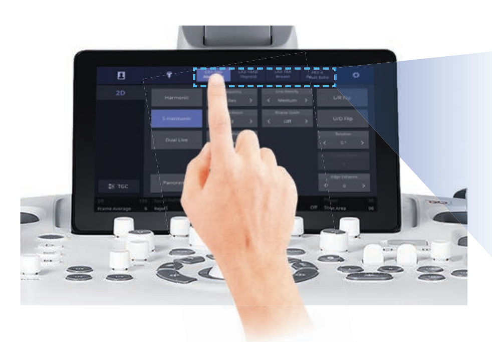 echographe_samsung_hs50_prereglages