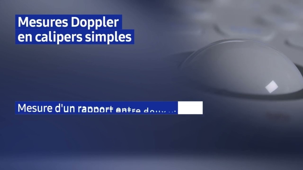 Miniature Samsung HS40 tuto 08 Mesures Doppler en calipers simples